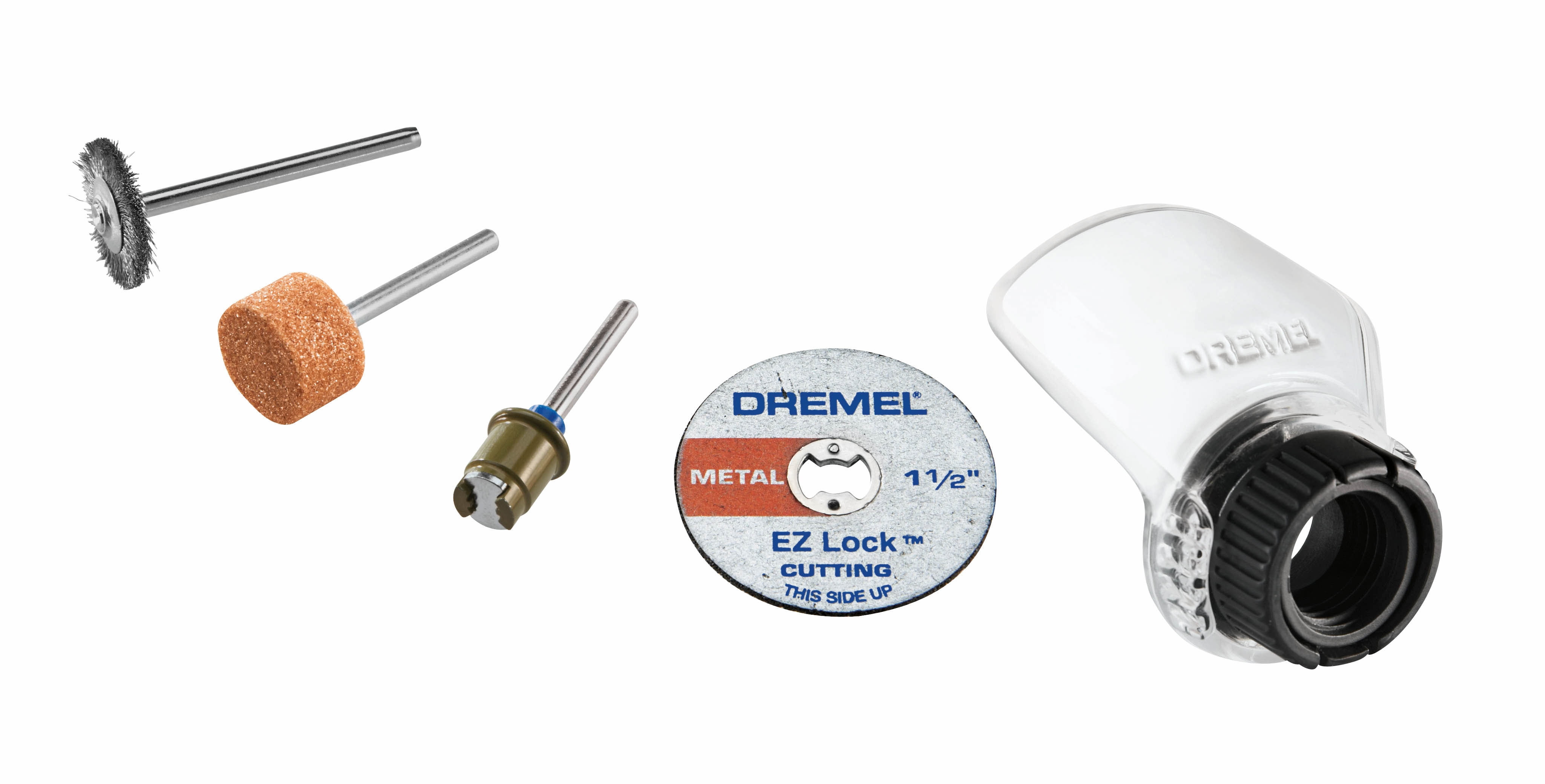 Dremel A550 Rotary Tool Shield Attachment Kit with 4 Accessories
