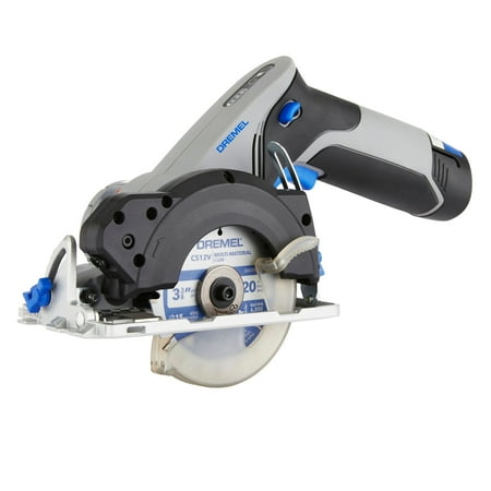 Dremel Blueprint 12V 3-3/8" Mini Circular Saw with Integrated Laser Guide, 2Ah Lithium-Ion Battery and Fast Charger (CS12V-S1)