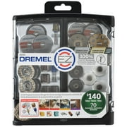 Dremel EZ725 EZ Lock All-Purpose Rotary Tool Accessory Kit, Cut, Polish, Clean, and Sand, 70 Pieces