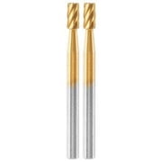 Dremel Max Life 194HP 1/8" High‑Speed Titanium Coated Carving Bit, Rotary Tool Accessory for Wood, Metal, PlastIc, 2‑Pack