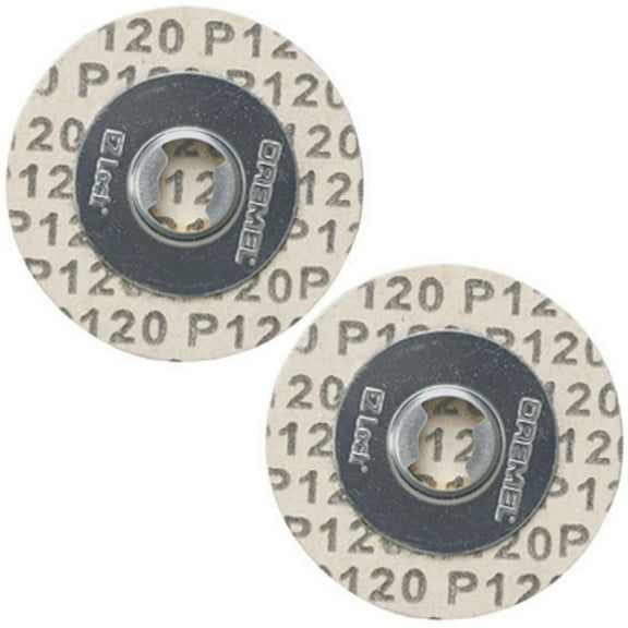 Dremel Genuine OEM Replacement 120 Grit Sanding Discs - EZ412SA-2PK