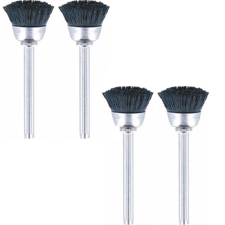 Dremel Genuine OEM Replacement Bristle Brushes, 4 Pack, 404-02-2PK