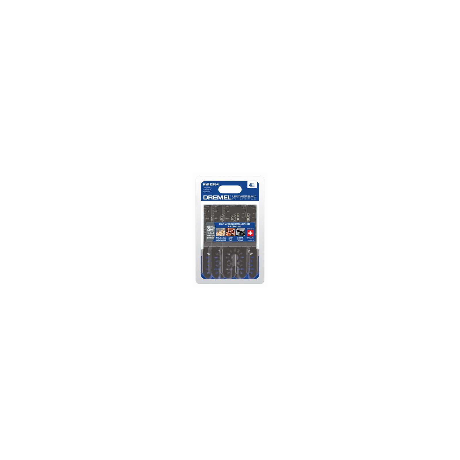 Dremel MM482BU-4 Dual Interface Bi-Metal Oscillating Wood & Metal Blades, 4-Pk. - Quantity 1