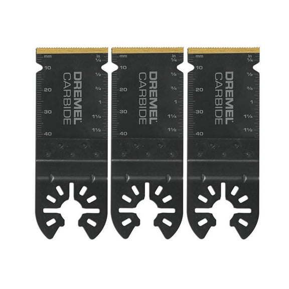 Dremel MM485B Multi-Max 1.7 x 1.5 Inch Carbide Flush Cut Saw Blade, 3 Pack