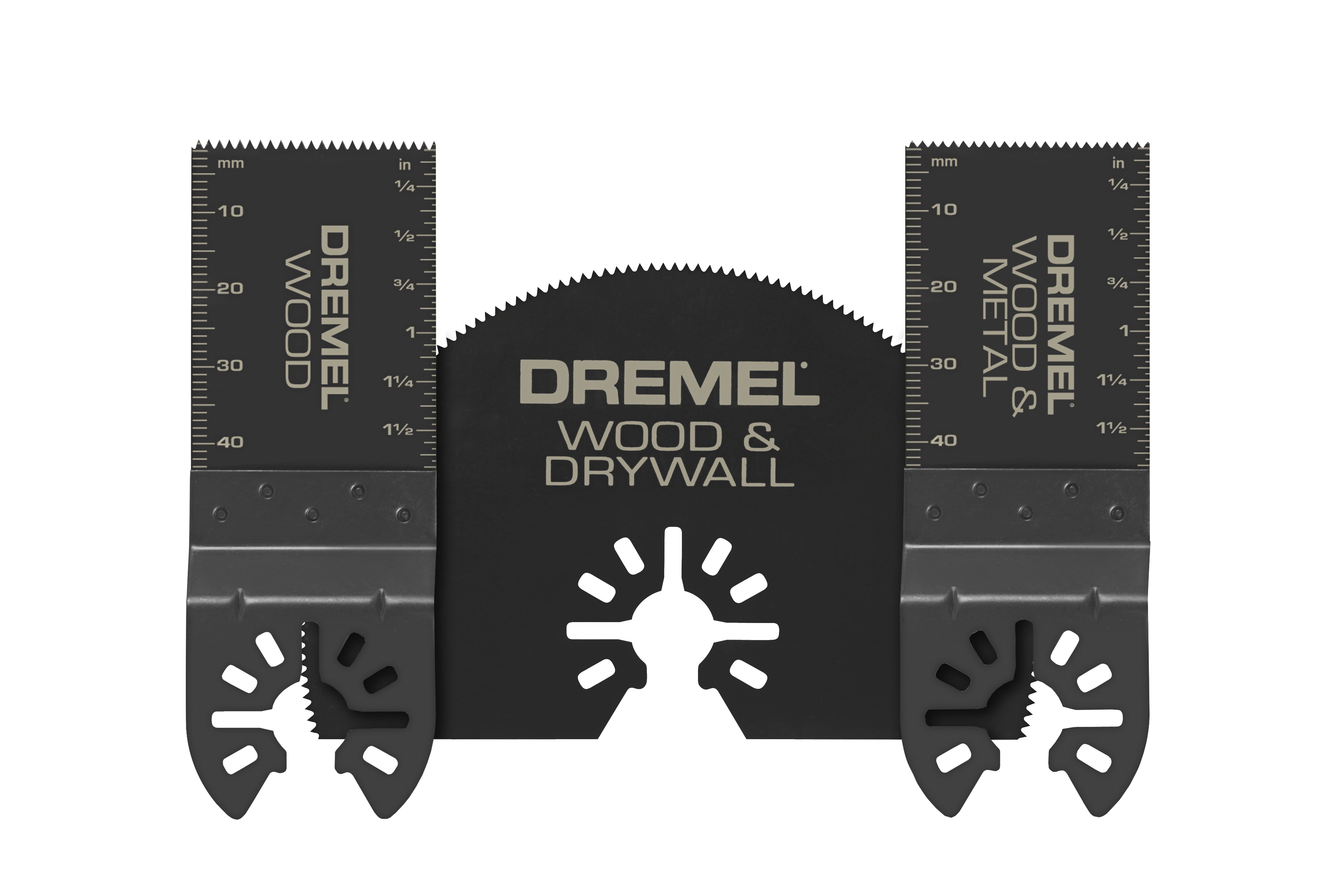 Dremel MM492, Multi-Max Oscillating Universal Dual Interface Cutting  Accessory Set, 3-Piece