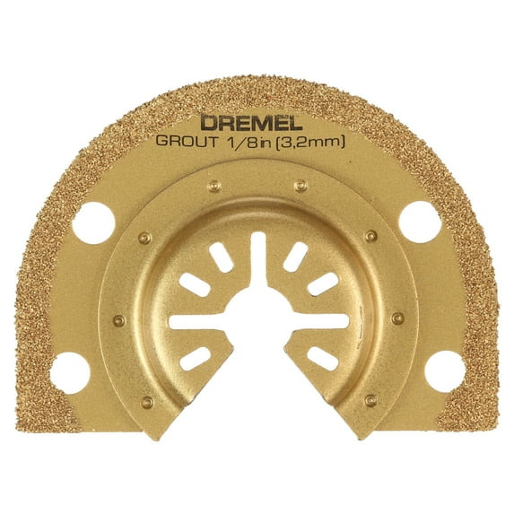 Dremel MM500 1/8" Grout Removal Oscillating Multi-tool Blade, Universal Quick Fit