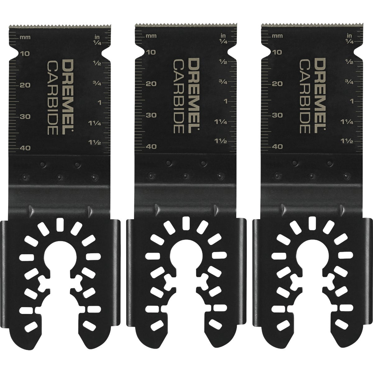 Dremel Multi-Max 1-1/2 in. Oscillating Tool Universal Carbide Flush Cutting Blades for Wood, Metal, and Cement