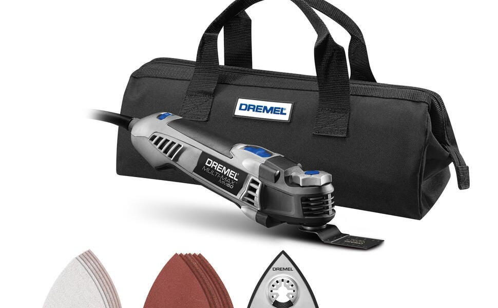 Dremel Multi-Max MM50-02 5 Amp Variable Speed Corded Oscillating Multi-Tool Kit with 16 Accessories and Storage Bag