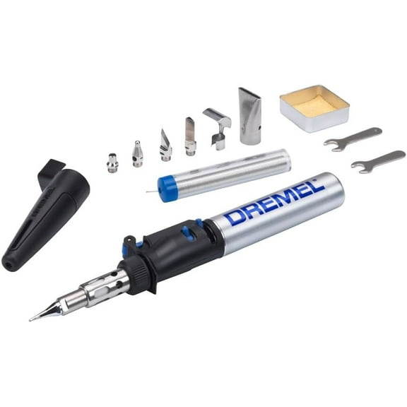 Dremel VersaTip Precision Butane Torch - Long Lasting Cordless Soldering Iron - Perfect for Pyrography, Paint Removal, & Heat Embossing (2000-7)
