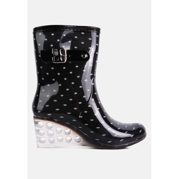 Drench Clear Wedge Rainboots