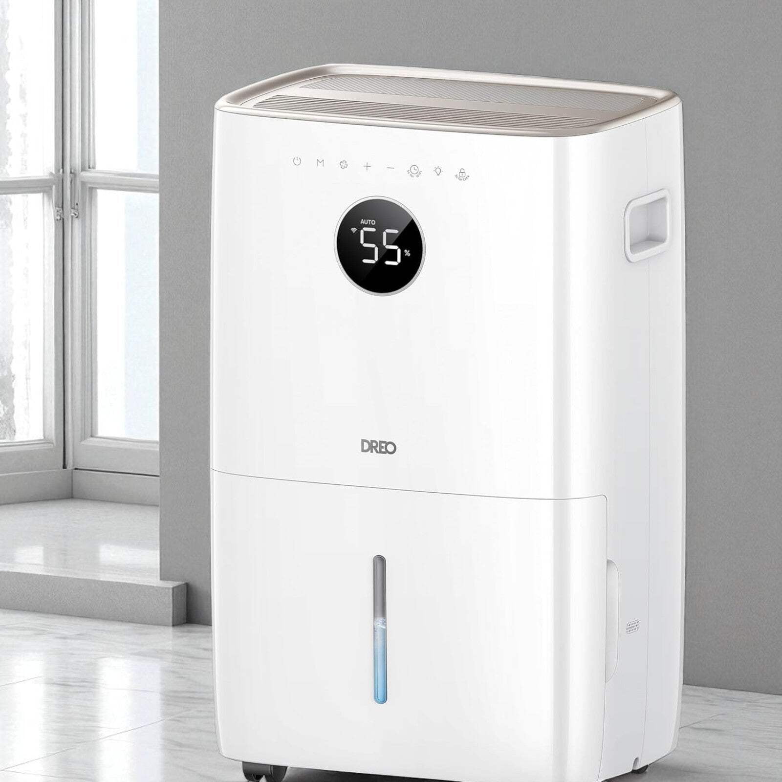 Dreo 110-Pint Smart Dehumidifier for Basement, 4500 Ft for Large Room,