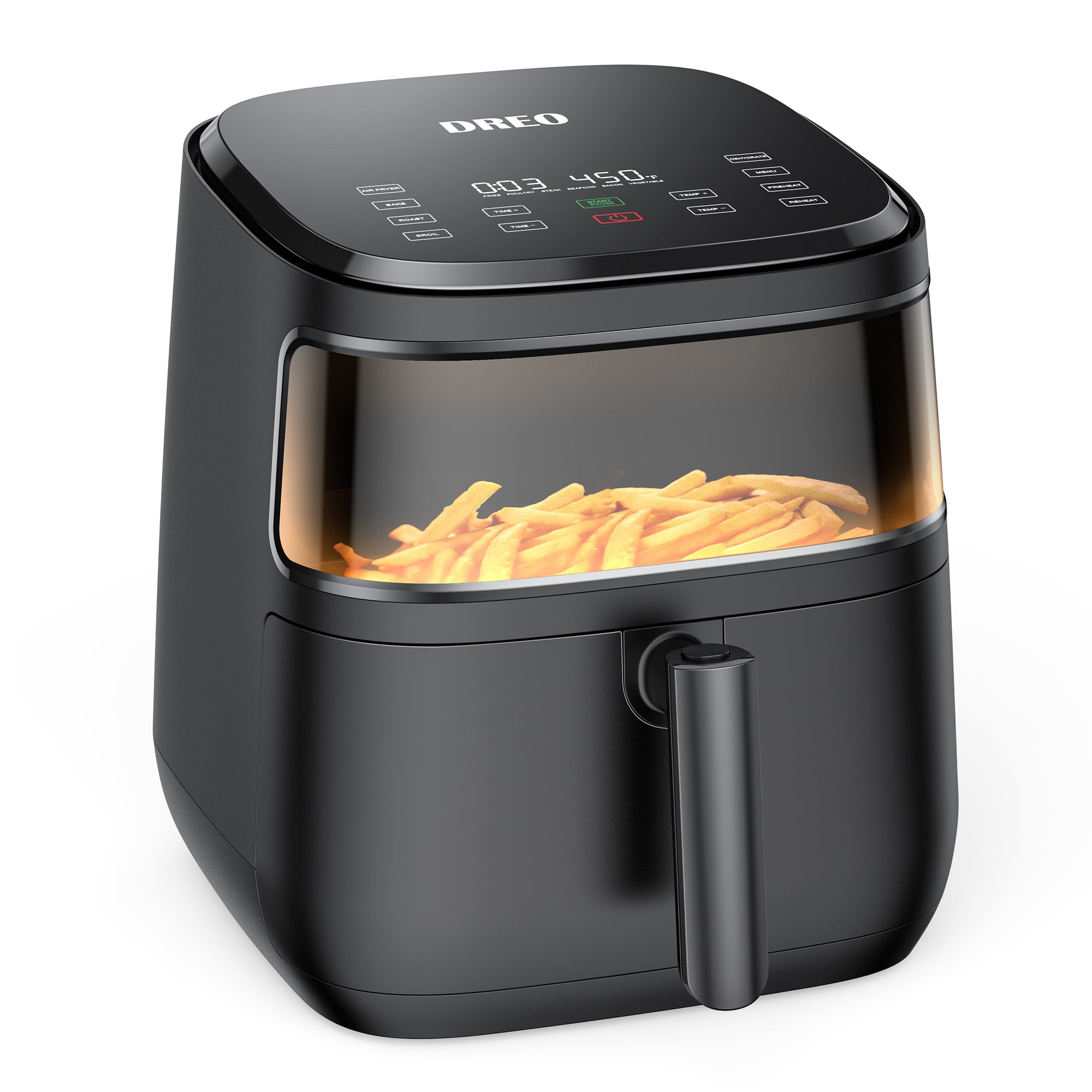 Dreo ChefMaker Combi Fryer, Cook like a pro with just the press of a  button, Smart Air Fryer Cooker with Cook probe, Water Atomizer, 3  professional