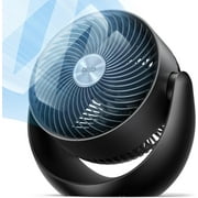 Dreo Fan for Bedroom, Ultra Quiet 28dB 11 Inch Table Fans, 60ft Strong Airflow, 120° Vertical Adjustment, 3 Speeds, Air Circulator for Desk, Room, Office