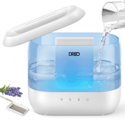 Dreo Humidifier for Bedroom, 4L Cool Mist Top-Fill Ultrasonic Humidifiers, Essential Oil Diffuser and Nightlight, 32H Runtime, 28dB Quiet Vaporizer Humidifier  for Home, Baby Room, Touch Control