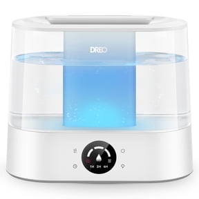 DREO 4L Cool Mist Humidifier for Large Room, 36H Long Runtime Top-Fill Humidifiers, Essential Oil Aroma Pad Tray, 28dB Quiet Ultrasonic Humidifier for Home, Touch Control