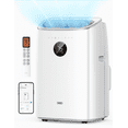 thumbnail image 1 of DREO Portable Air Conditioner 8000 BTU ASHRAE (5000 BTU DOE), Drainage-free Cooling, 45dB Quiet Smart Standing AC for Room, APP/Voice/Remote, 24H Timer with Fan/Dehumidifier, Covers up to 150 sq. ft, 1 of 12
