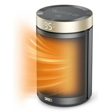 Dreo Space Heater, Portable Electric Heaters for Indoor Use with Thermostat， 2024 Upgraded, Digital Display, 12H Timer, 5 Mode, 1500W PTC Ceramic Fast Safety Heat for Office Bedroom Home