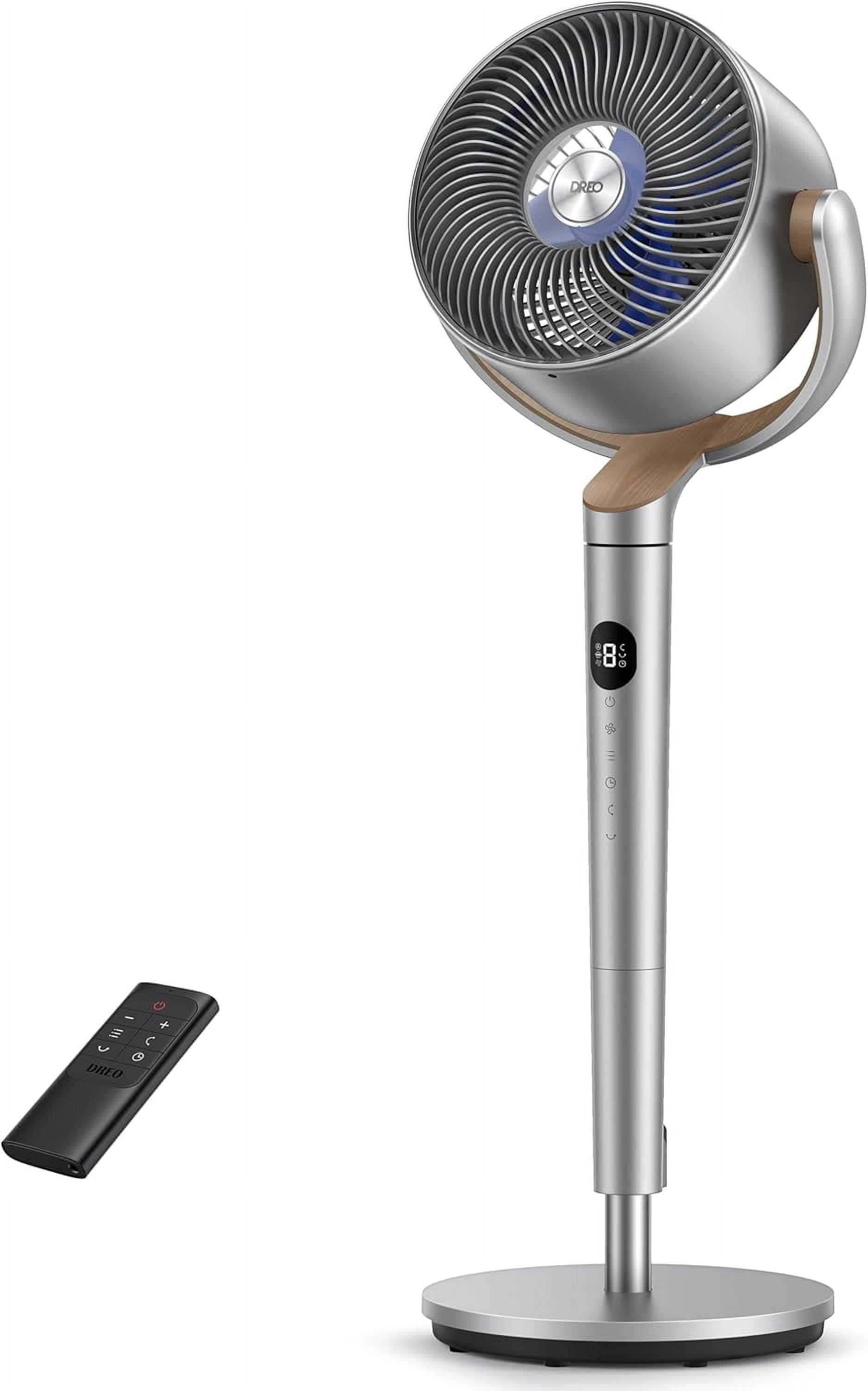 Dreo Standing Fan, 120°+120°Omni-directional Oscillating Fan For ...