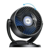 Dreo Table Fans for Home, Whole Room Air Circulator Fan, 70ft Powerful Airflow, 120° Adjustable Tilt, 28db Low Noise, 3 Speeds, 12 inch Quiet Small Desk Fan for Bedroom, Office