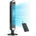 thumbnail image 1 of Dreo Tower Fan for Home, 42" Standing Fan with Remote, 90° Oscillating Fan for Indoors, 34dB Quiet Bedroom Fans, 6 Speeds, 4 Modes, 12H Timer, Bladeless Fan with LED Display, 26 ft/s High Velocity, 1 of 7