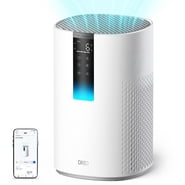 Dreo HEPA Air Purifier for Large Room up to 1600 Sq.ft/2H, Smart Purifier for Allergies and Asthma, Removes 99.97% Pet Hair, 5-Stage Filter with PM2.5 Air Quality Display, 18W DC Motor Energy-Save