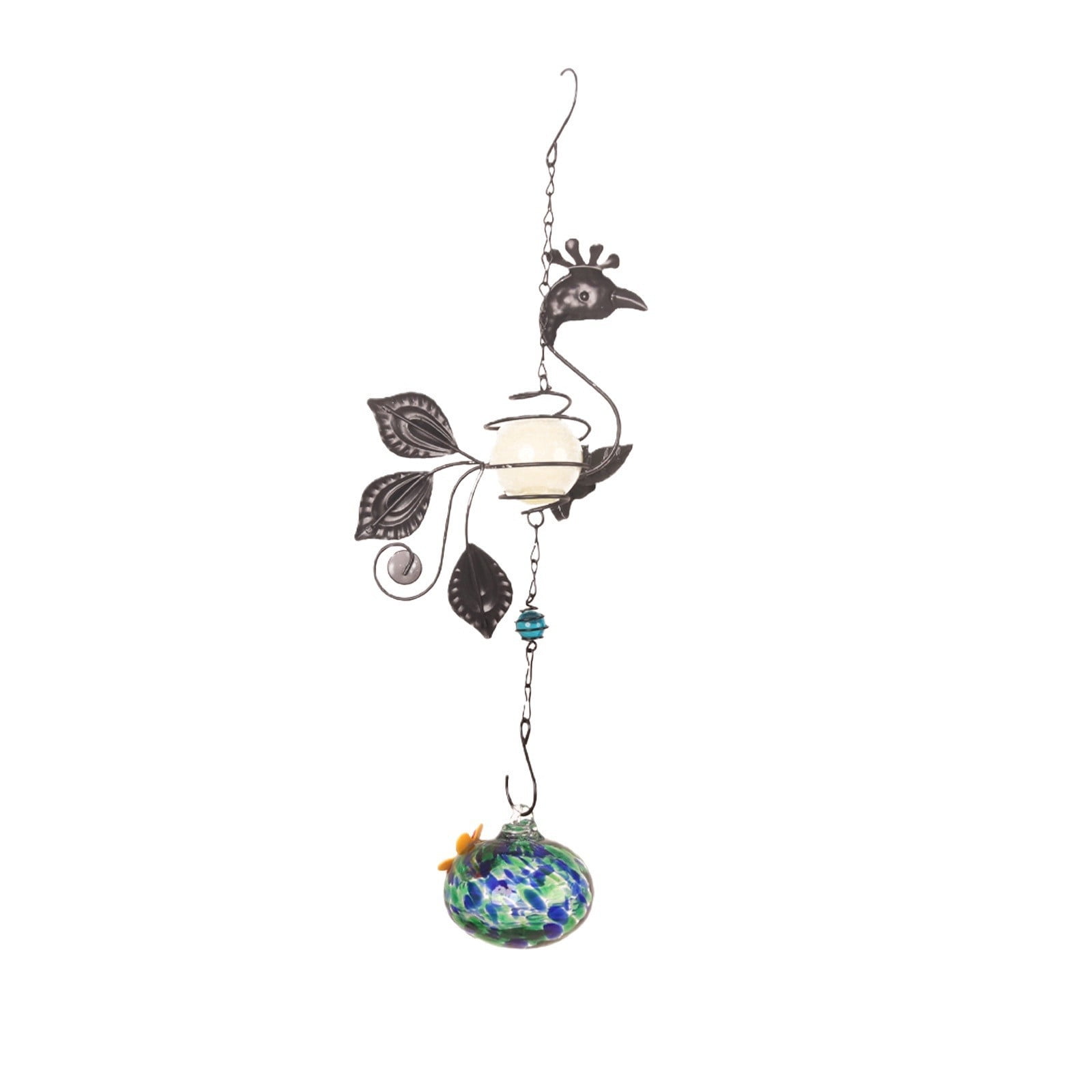 Dreparja Charming Wind Chimes Hummingbird Feeders for Outdoors Hanging
