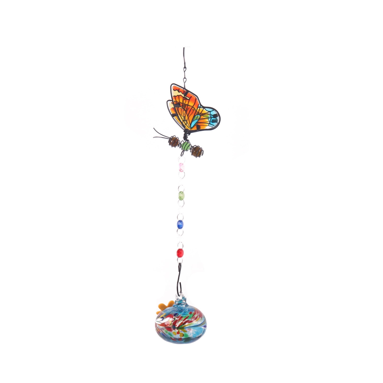 Dreparja Charming Wind Chimes Hummingbird Feeders for Outdoors Hanging