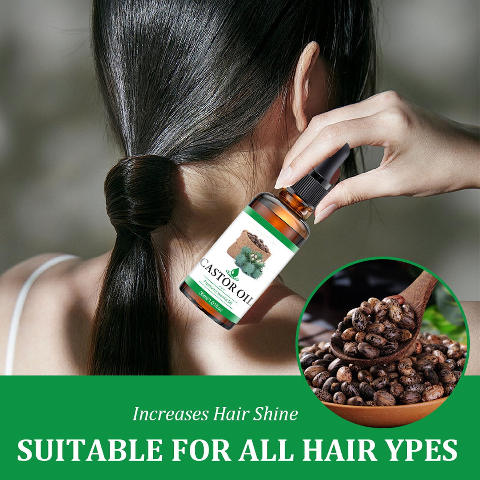 Dreparja Clearance Castor Oil Natural Hair Oil Nourishing Soothing