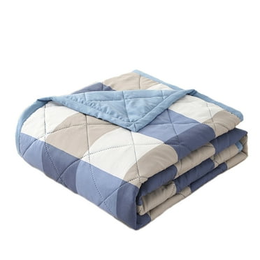 Dreparja Clearance Naked Sleeping Skin-friendly Washed Cotton Refrigerated Comforter Summer Thin Comforter