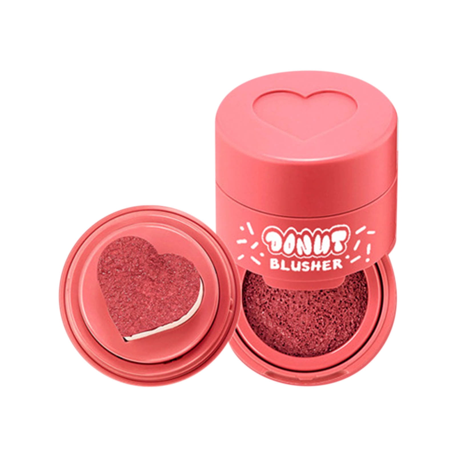 Dreparja Holiday Deals Aircushion Blush Cheek Sponqe Blush Heart Head Matte Longlasting