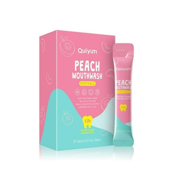 Dreparja Under $5 Mouthwash, Antiseptic, Bad Breath Plaque & Protection, Disease Mouth Wash For Adults; Cool Mint 10ml*20pcs