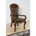 thumbnail image 1 of Acme Furniture Dresden Executive Chair, PU & Cherry Oak (12170), 1 of 6