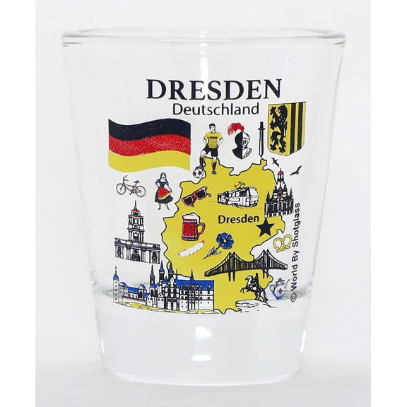 Dresden Germany Great German Cities Collection Shot Glass