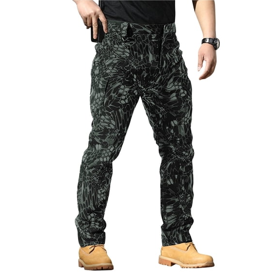Dresfit Athletic Pants Men Waterproof Quick Dry Sweatpants Stretch Big and Tall Yoga Trousers Straight Leg Flex Running Joggers with Zipper Pockets Black XL