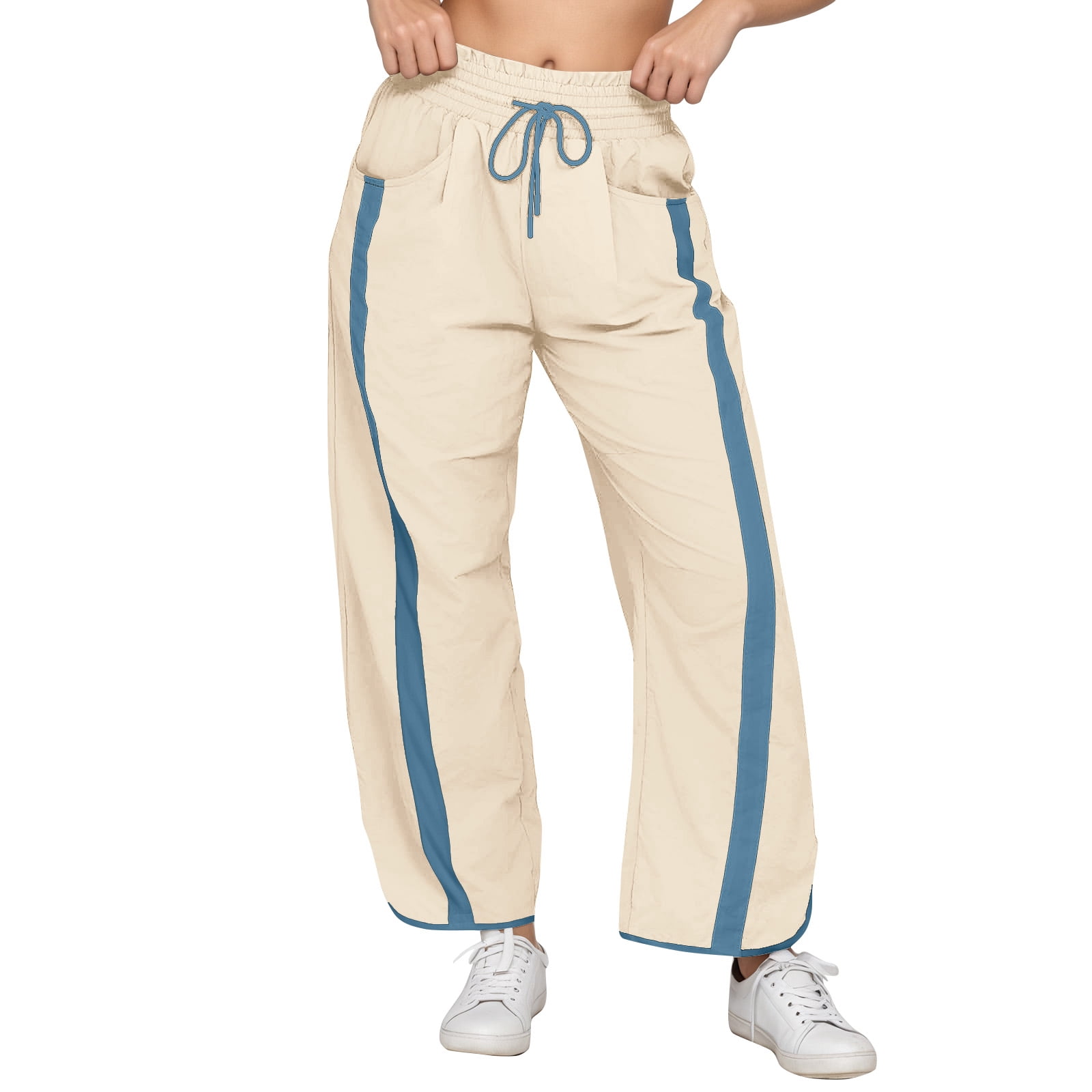 Dresfit Baggy Sweatpants Women Striped Wide Leg Pants 2026 Summer ...