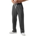 thumbnail image 1 of Dresfit Big and Tall Sweatpants Mens Baggy Pants Spring Straight Leg Solid Running Pant Breathable Elastic Waist Drawstring Athletic Sweat Pants with Pockets Dark Gray 2XL, 1 of 4