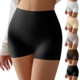 thumbnail image 1 of Dresfit Boy Shorts Underwear For Women High Waisted Seamless No Show Panties 2026 Stretch Full Coverage Slip Shorts Elastic Tummy Control Breathable Boxer Briefs L, 1 of 6