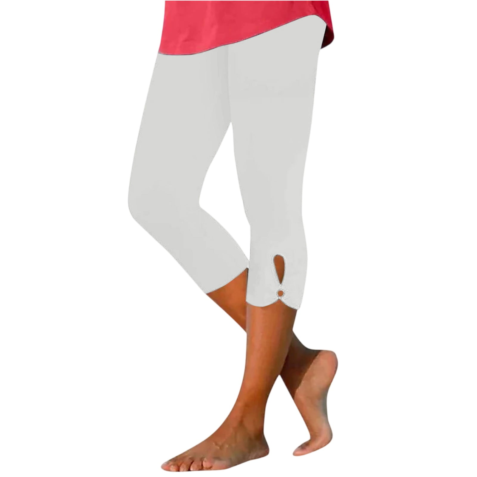 Dresfit Capri Leggings for Women Seamless Quick Dry Compression Tights ...