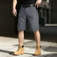 thumbnail image 1 of Dresfit Cargo Shorts for Men Knee Length Baggy Shorts Summer 2026 Big and Tall Drawstring Running Short Pants Lightweight Relaxed Fit Work Bottoms with Pockets 3XL, 1 of 4