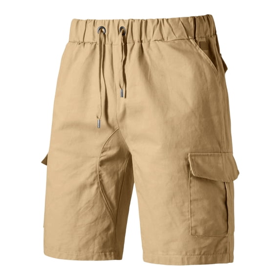 Dresfit Cargo Shorts Mens Baggy Big and Tall Shorts 2026 Summer Open Bottom Track Short Pants Stretch Lightweight Hiking Carpenter Shorts with Pockets M