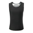 thumbnail image 1 of Dresfit Compression Shirts Men 2026 Scoop Neck Sleeveless Sauna Vest Tummy Control Weight Loss Muscle Shirt Big and Tall Slim Fit Undershirts Silver S, 1 of 5