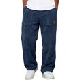 thumbnail image 1 of Dresfit Corduroy Pants Men Baggy Wide Leg Sweatpants Winter Fall Big and Tall Drawstring Sweat Pants Oversized Lightweight Uncuffed Y2k Joggers M, 1 of 3