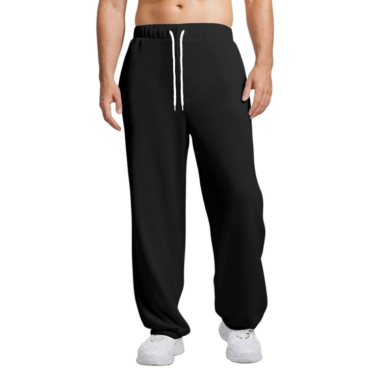Dresfit Cuffed Sweatpants Mens Baggy Cotton Joggers Fall