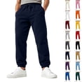 thumbnail image 1 of Dresfit Joggers for Men Drawstring Baggy Sweat Pants Fall Winter Breathable Running Pant Big and Tall Lightweight Stretch Athletic Pants with Pockets 3XL, 1 of 8