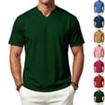 thumbnail image 1 of Dresfit Men's T Shirts Short Sleeve V Neck Athletic Shirts Summer 2026 Muscle Fit Running Shirt Breathable Loose Moisture Wicking Gym Tops Pink, 1 of 7