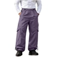 thumbnail image 1 of Dresfit Mens Cargo Pants Drawstring Baggy Sweatpants Wide Leg Adjustable Hiking Carpenter Pants Straight Leg Elastic Waist Open Bottom Athletic Work Pants M, 1 of 6