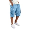 thumbnail image 1 of Dresfit Mens Cargo Shorts Knee Length Baggy Shorts 2026 Summer Loose Fit Drawstring Carpenter Short Pants Multi Pocket Elastic Waist Work Shorts XL, 1 of 5