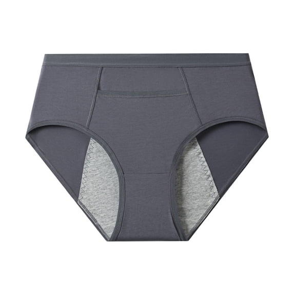 Dresfit Panties for Women Over 60 Ladies Washable Leak proof Underwear Washable Plus Size Incontinence Underwear for Women 2026 Reusable Mid Waisted Panties for Women XL