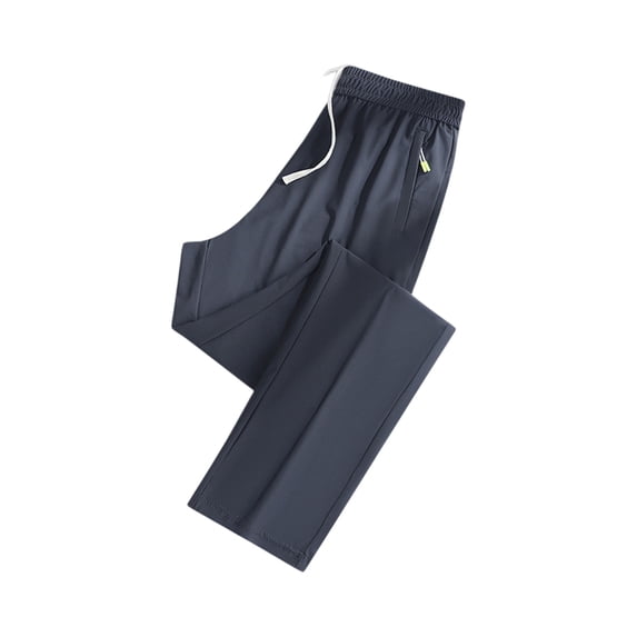Dresfit Running Pants for Woman Breathable Quick Dry Workout Pants Spring Summer Ice Silk Beeswan Pants for Women Over 50 Ultra Stretch Straight Leg Trousers Dark Gray L
