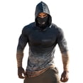 thumbnail image 1 of Dresfit Shirts Men with Mask Quick Dry Hooded Athletic Fishing Shirt Summer 2026 Long Sleeve Sun Protection Beach Hoodies Lightweight Oversized Rash Guard L, 1 of 2